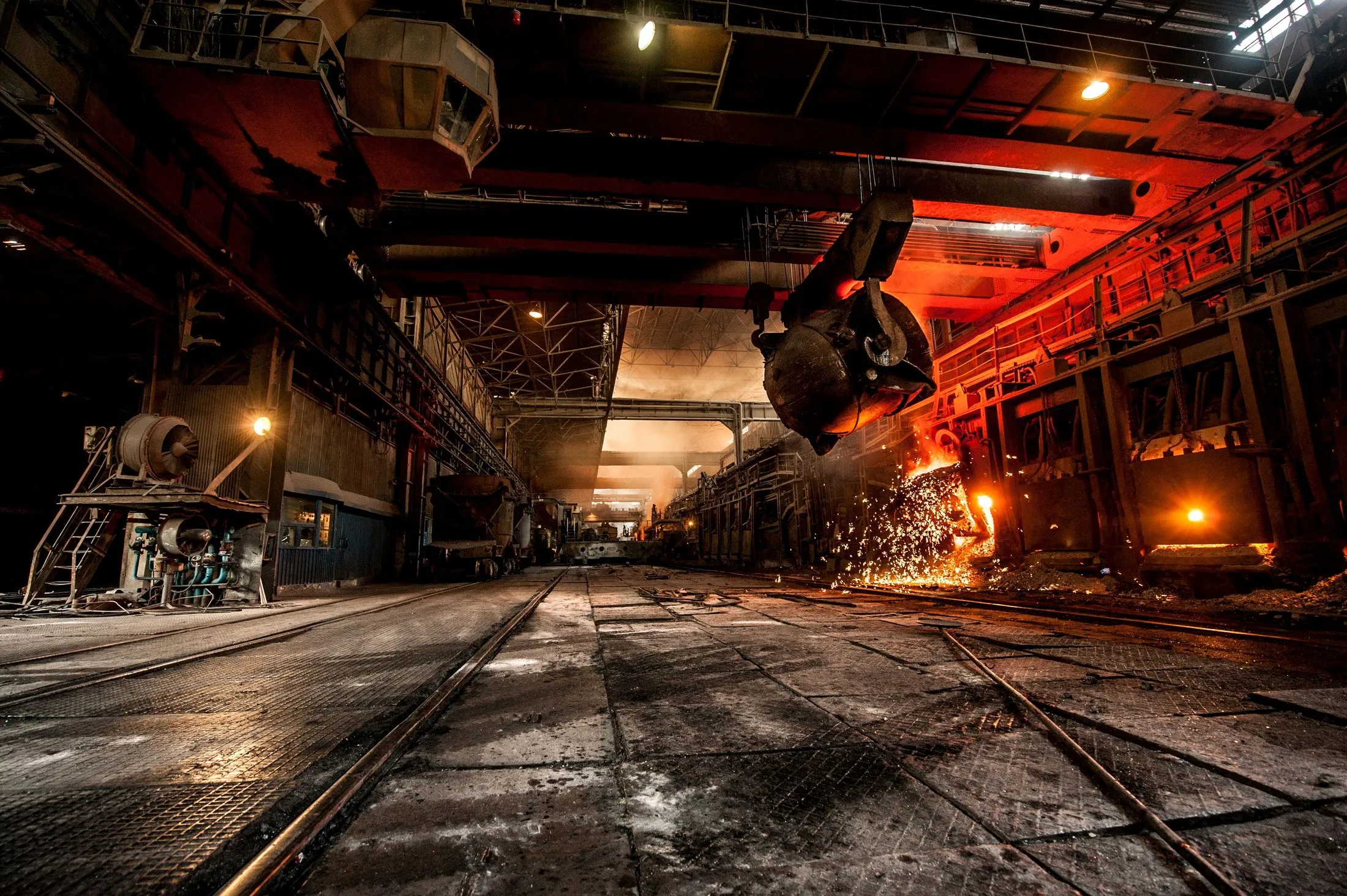 Illustrative photograph for the Steel & Metals industry — not a photo of an HSCAM installation or customer.